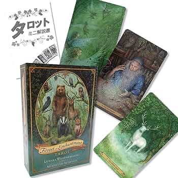 刺繍の森タロット　日本語ガイド付き the embroidered forest The Embroidered Forest Tarot Deck - The Embroidered Forest